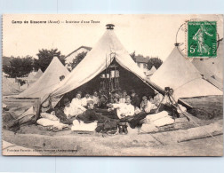 02 SISSONNE - Le Camp, Interieur D'une Tente - Autres & Non Classés