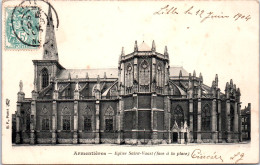 59 ARMENTIERES - Eglise St Vaast Face A La Place - Sonstige & Ohne Zuordnung