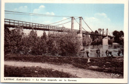 47 LAYRAC - Le Pont Suspendu Sur La Garonne - Other & Unclassified