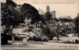 02 LAON - Vue De La Cathedrale (pli Central) - Other & Unclassified