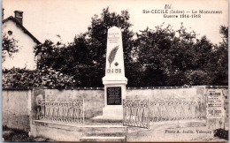 36 SAINTE CECILE - Le Monument De La Guerre 14-18 - Autres & Non Classés