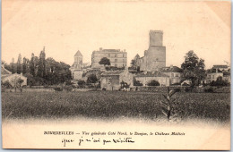 24 BOURDEILLES - Vue Generale Cote Nord, Le Donjon, Le CHATEAU Medicis - Autres & Non Classés