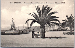 06 CANNES - Promenade Des Palmiers Et Monument Edouard VII - Altri & Non Classificati