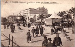 06 CANNES - Esplanade Des Allies, Le Casino Et Le Kiosque A Musique - Autres & Non Classés