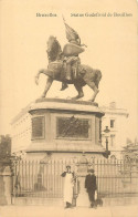 Belgium Bruxelles Statue Godefroid De Buillon - Antwerpen