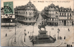 45 ORLEANS - Place Du Martroi, Rue De La Republique-- - Otros & Sin Clasificación