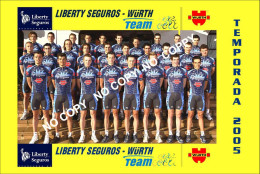 PHOTO CYCLISME REENFORCE GRAND QUALITÉ ( NO CARTE ), GROUPE TEAM LIBERTY 2005 - Cyclisme