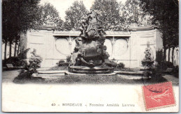 33 BORDEAUX - Fontaine Amedee Larrieu - Autres & Non Classés