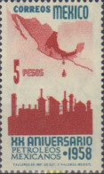 731719 MNH MEXICO 1958 20 ANIVERSARIO DE LA INDUSTRIA PETROLERA - Mexico