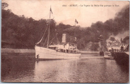 56 AURAY - Le Vapeur De Belle Isle Quittant Le Port - Sonstige & Ohne Zuordnung