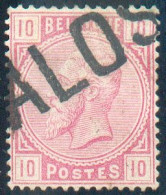 N°38 - 10 Centimes Rose, Annulé Par La Griffe De ALOST Centrale. .  Superbe - 22220 - 1883 Leopold II.