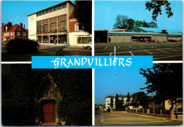 60 GRANDVILLIERS - L'hotel De Ville, La Piscine, L'eglise - Sonstige & Ohne Zuordnung