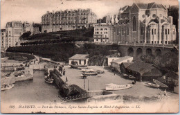 64 BIARRITZ - Port Des Pecheurs, Eglise Ste Eugenie Et Hotel D'Angleterre - Andere & Zonder Classificatie