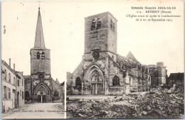 55 REVIGNY - L'eglise Avant Le Bombardement Du 6 Sept 1914 - Autres & Non Classés