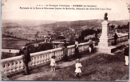 24 DOMME - Esplanade De La Barre Et Monument Jacques De Malleville - - Autres & Non Classés