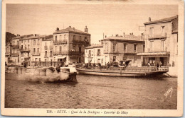 34 SETE - Quai De La Bordigne, Courrier De Meze - Other & Unclassified