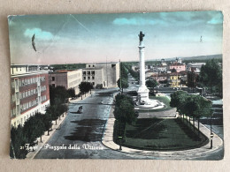 Forli Piazzale Della Vittoria Column Monument Obelisque Van Car Oldtimer - Autres & Non Classés