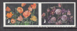 2023 Finland Flowers Fleurs Complete Pair MNH @ BELOW FACE VALUE - Unused Stamps