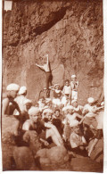 Photographie Vintage Photo Snapshot Groupe Enfant Béret Scoutisme Scout  - Sonstige & Ohne Zuordnung