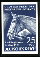 AK Recklinghausen, Der Grosse Preis Der Rhein-Ruhr-Posta 1979, Ein Pferdekopf  - Sellos (representaciones)