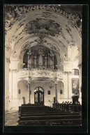 AK Schäftlarn /Isartal, Das Innere Der Klosterkirche Mit Der Orgel  - Musique Et Musiciens