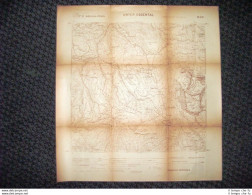 Grande Carta Topografica Unter Eggental Trentino Dettagliatissima I.G.M. - Mapas Geográficas