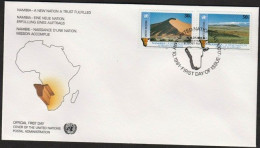 FDC/ONU/New-York/1991/ NAMIBIE - Naissance D'une Nation    (NY34 - FDC