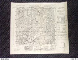 Grande Carta Topografica Passo Dello Spluga Splugenpass Dettagliatissima I.G.M. - Mapas Geográficas