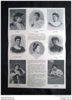 Chaumié, Berteaux, Delcassé, Bienvenu-Martin, Dubief, Ruau  Stampa Del 1905 - Other & Unclassified