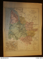 Carta, Cartina O Mappa Del 1840 Gironde - Bordeaux - Francia Malte Brun - Ante 1900