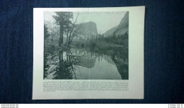 Rara Veduta Di Fine '800: Il Lago Specchio(USA) + Indigeni Foresta Australiana - Vor 1900