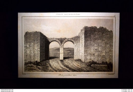 Porte Gemelle A Signa, Toscana Incisione Del 1850 L'Univers Pittoresque - Vor 1900