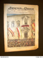 La Domenica Del Corriere 2 Dicembre 1923 Visita Re Alfonso E Vittoria Di Spagna - Other & Unclassified