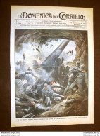 Copertina La Domenica Del Corriere 30 Aprile 1916 Pezzo D'Austria Trentino WW1 - Other & Unclassified