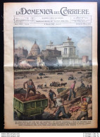 La Domenica Del Corriere 9 Ottobre 1932 Roma Readville Vittorio Emanuele - Sonstige & Ohne Zuordnung