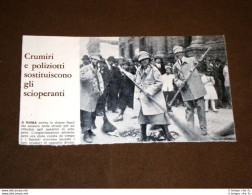 Fascismo In Italia Roma Nel 1920 Donne Fasciste Sostituiscono Spazzini Sciopero - Autres & Non Classés