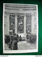 Roma, Pantheon, Nel 1884 - Pellegrinaggio Nazionale, Nuova Tomba Di V. Emanuele - Vor 1900