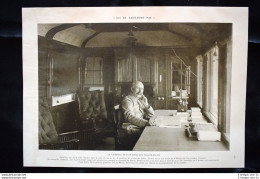 Le Général Pétain Dans Son Wagon-Salon, Douaumont WW1 Guerra 1914 - 1918 - Autres & Non Classés