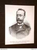 Presidente Consiglio Paolo Boselli Savona, 8 Giugno 1838 – Roma, 10 Marzo 1932 - Avant 1900