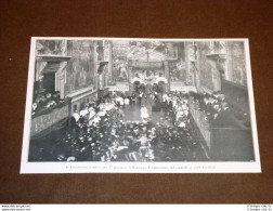 Vaticano 15 Dicembre 1920 Concistoro Pubblico Cappello A Nuovi Cardinali - Andere & Zonder Classificatie