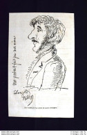 Fac-simile D'uno Schizzo Di Domenico Gaetano Donizetti Incisione Del 1870 - Avant 1900