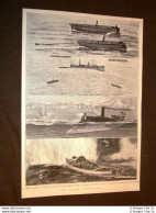 La Marina Militare Nel 1877 Le Barche Torpediniere Torpediniera Americana Alarm - Antes 1900