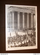 Roma Nel 1898 Commemorazione Morte Re Vittorio Emanuele Pantheon + Gen.Boldoni - Vor 1900