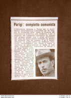 Pinav Nel 1952 Il Complotto Sovversivo Di Comunista Di Tolone - Sonstige & Ohne Zuordnung