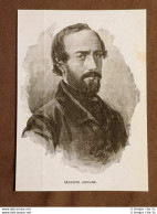 Giuseppe Mazzini Genova, 22 Giugno 1805 – Pisa, 10 Marzo 1872 Patriota - Sonstige & Ohne Zuordnung