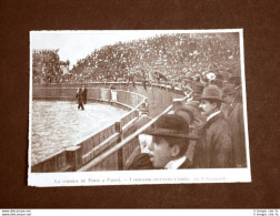 Parigi Nel 1899 La Corrida De Toros I Gendarmi Occupano L'arena Francia - Voor 1900