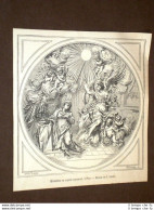 Gravure Année 1873 Médaillon En Argent Repoussé, Conservé A Pise #2 - Pisa - Voor 1900