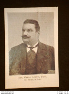Avvocato Carlo Aventi Di Forlì Senatore In Italia Nel 1905 - Andere & Zonder Classificatie