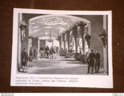 Risorgimento Italiano Nizza Napoleone III E Imperatr. Eugenia Palazzo Imperiale - Otros & Sin Clasificación