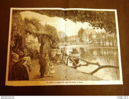 Esposizione Universale Di Parigi Nel 1878 Grotte E Laghetti Del Parco C.di Marte - Before 1900